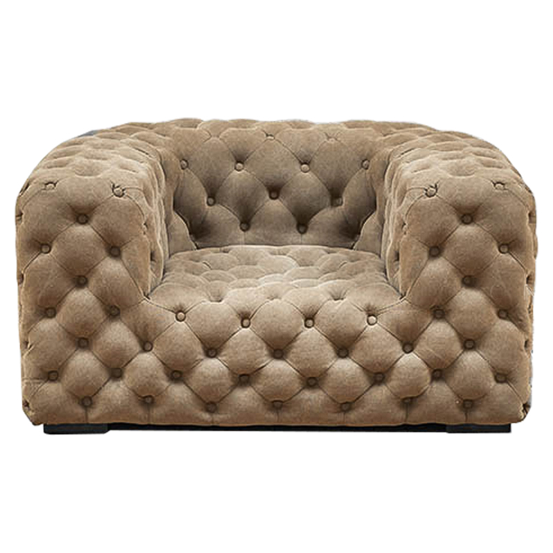 Кресло Soho Tufted Beige Armchair Бежевый Кресло Soho Tufted Beige Armchair Бежевый в Брянске | Loft Concept