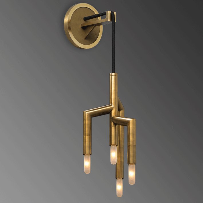 Бра Jonathan Browning - RAMEAU Wall Lamp Латунь Бра Jonathan Browning - RAMEAU Wall Lamp Латунь в Брянске | Loft Concept