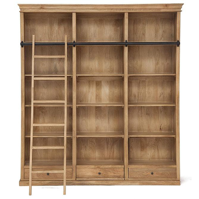 Стеллаж с лестницей Mango Shelving Boleyn Древесина Черный Стеллаж с лестницей Mango Shelving Boleyn Древесина Черный в Брянске | Loft Concept