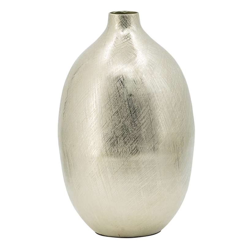 Ваза Silvian Vase silver Серебряный Ваза Silvian Vase silver Серебряный в Брянске | Loft Concept