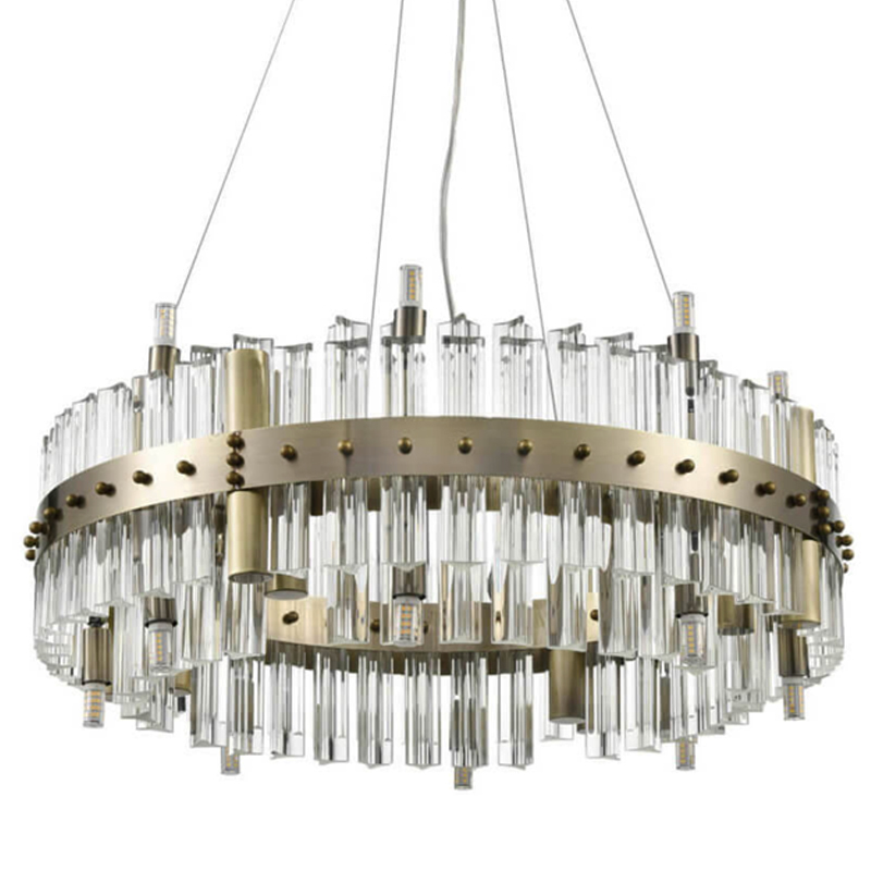 Люстра Saturno Not Baroncelli Bronze Chandelier Бронза Прозрачный (Transparent) Люстра Saturno Not Baroncelli Bronze Chandelier Бронза Прозрачный (Transparent) в Брянске | Loft Concept
