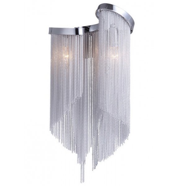Бра Atlantis Chain Wall Lamp Black White Белый Бра Atlantis Chain Wall Lamp Black White Белый в Брянске | Loft Concept