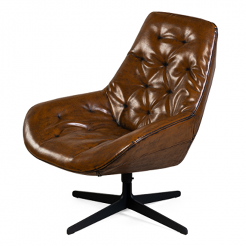 Кресло Meylin Capitone Chair Коричневый Кресло Meylin Capitone Chair Коричневый в Брянске | Loft Concept