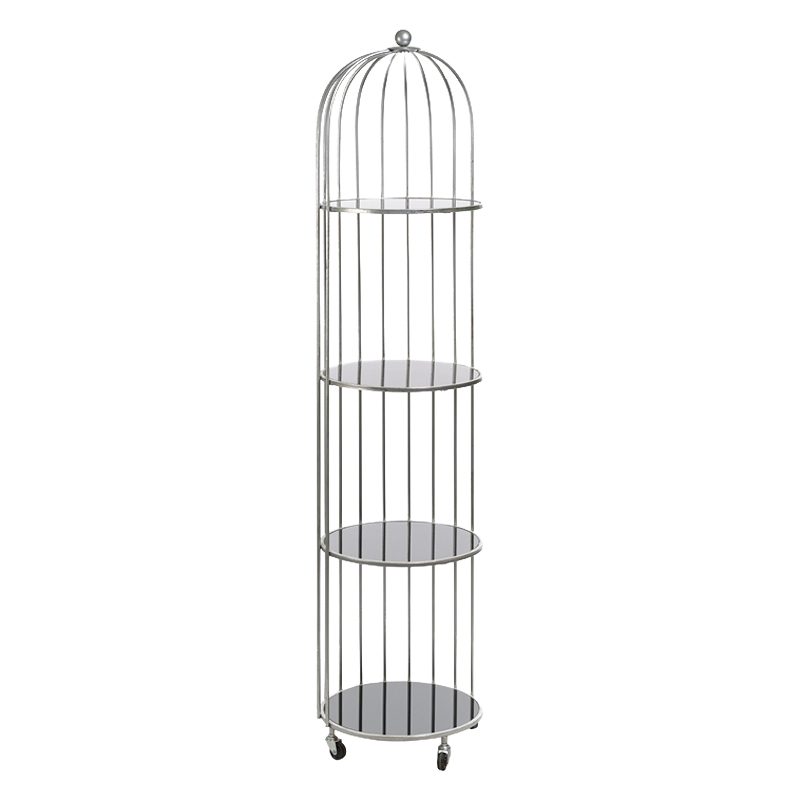 Стеллаж Cage Rack Silver Серебряный Стеллаж Cage Rack Silver Серебряный в Брянске | Loft Concept