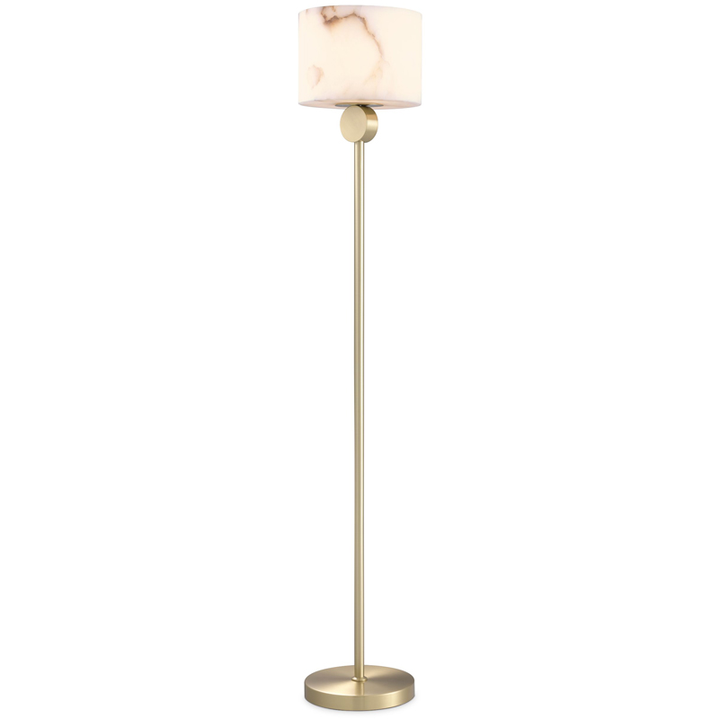 Торшер Eichholtz Floor Lamp Etruscan Brass Латунь Белый Торшер Eichholtz Floor Lamp Etruscan Brass Латунь Белый в Брянске | Loft Concept