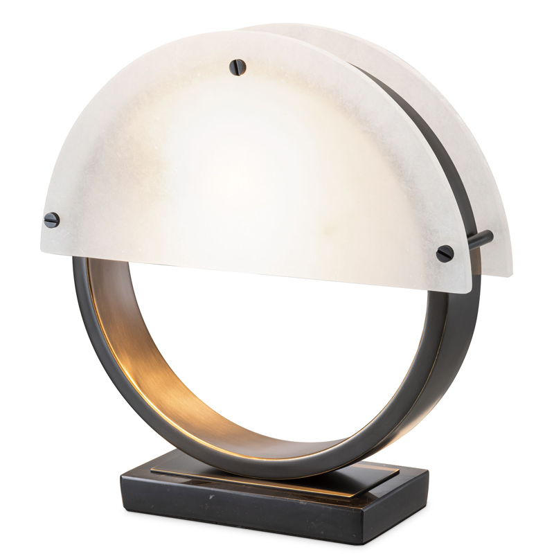 Настольная лампа Eichholtz Table Lamp Essence Темная бронза Белый Настольная лампа Eichholtz Table Lamp Essence Темная бронза Белый в Брянске | Loft Concept