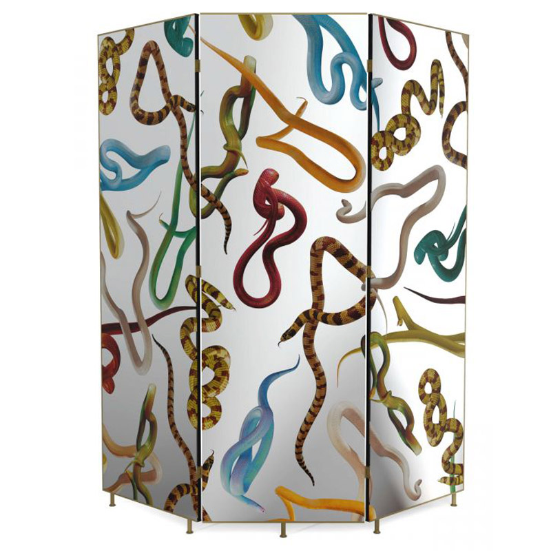 Ширма Seletti Screen Snakes Мульти Золотой Шампань в Брянске | Loft Concept 