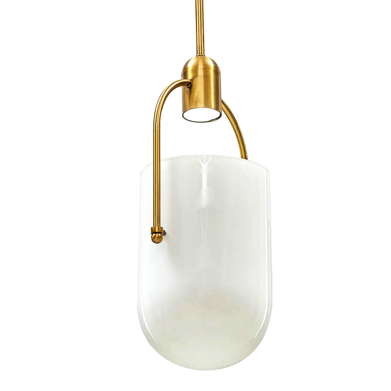 Подвесной светильник Allied Maker Hanging Lamp Золотой Белый Подвесной светильник Allied Maker Hanging Lamp Золотой Белый в Брянске | Loft Concept