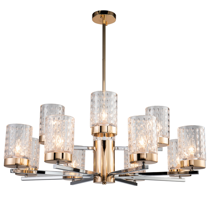 Люстра Didian Chandelier 95 Глянцевое золото Хром Прозрачный Люстра Didian Chandelier 95 Глянцевое золото Хром Прозрачный в Брянске | Loft Concept