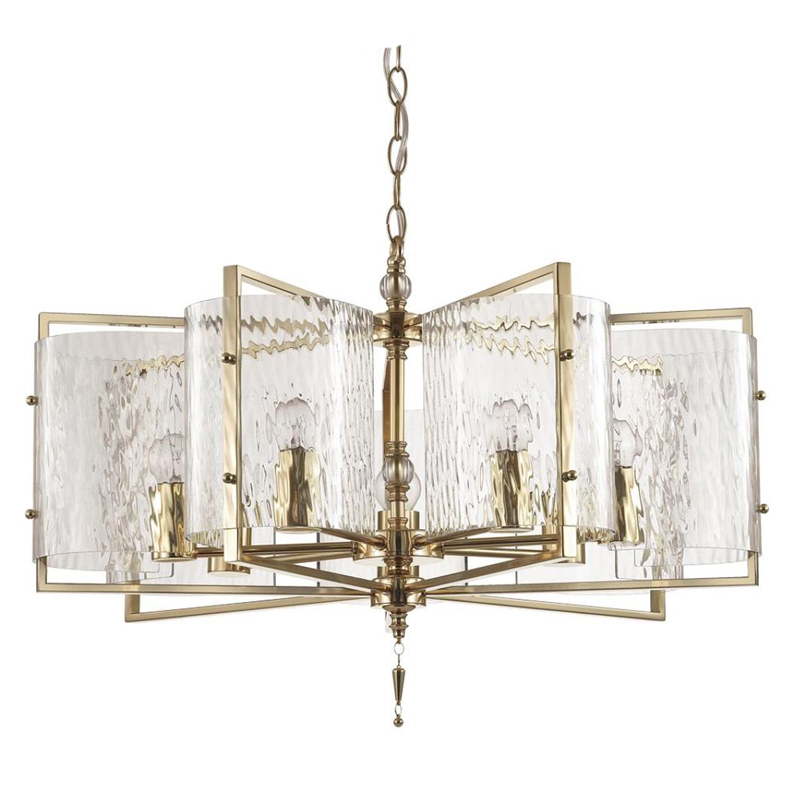 Люстра Karissa Gold Chandelier 65 Глянцевое золото Прозрачный (Transparent) Люстра Karissa Gold Chandelier 65 Глянцевое золото Прозрачный (Transparent) в Брянске | Loft Concept