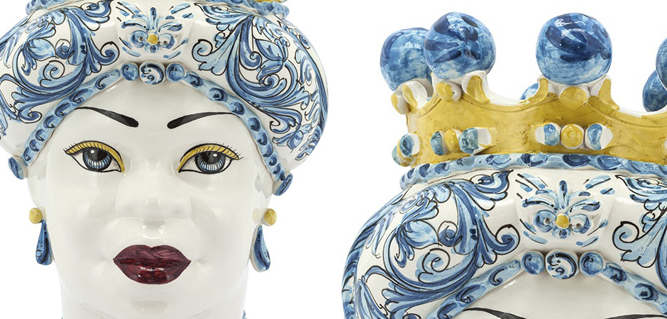 Ваза VASE MORO LADY CROWN blue Ваза VASE MORO LADY CROWN blue - Loft-Concept в Брянске