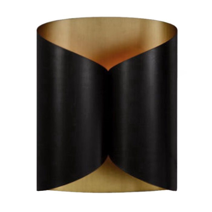 Бра Black and Brass Roll Латунь Античная полированная Черный Бра Black and Brass Roll Латунь Античная полированная Черный в Брянске | Loft Concept