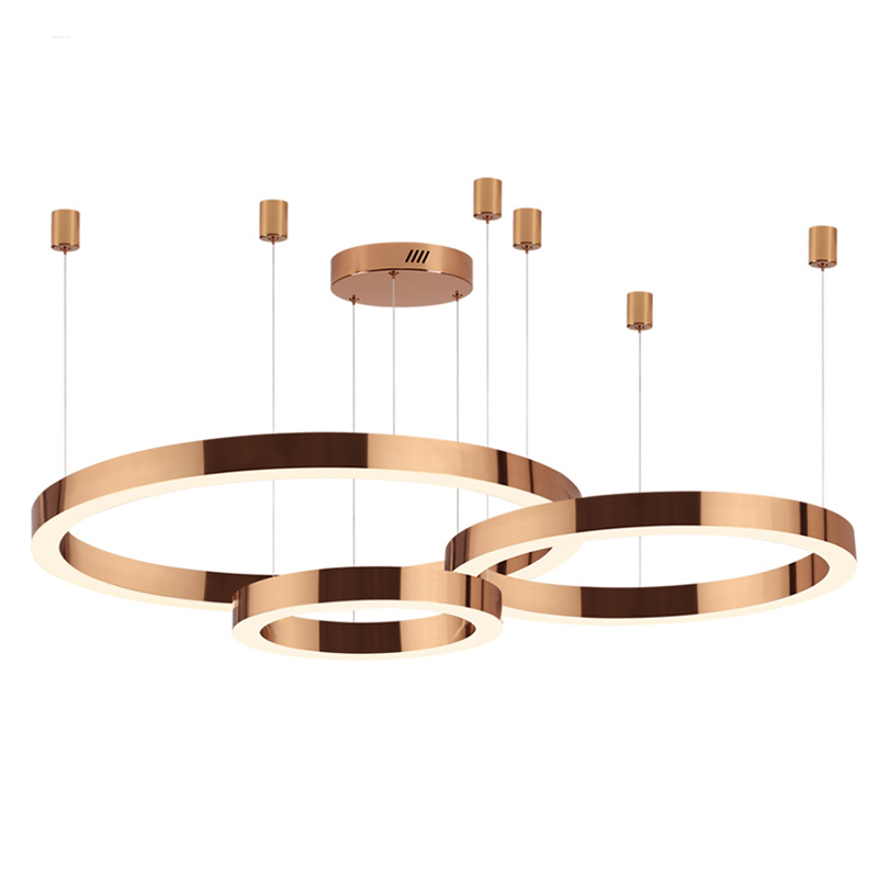 Люстра 3 Bronze Ring Horizontal Бронза Люстра 3 Bronze Ring Horizontal Бронза в Брянске | Loft Concept