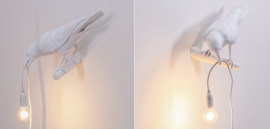 Бра Seletti Bird Lamp White Looking Бра Seletti Bird Lamp White Looking - Loft-Concept в Брянске
