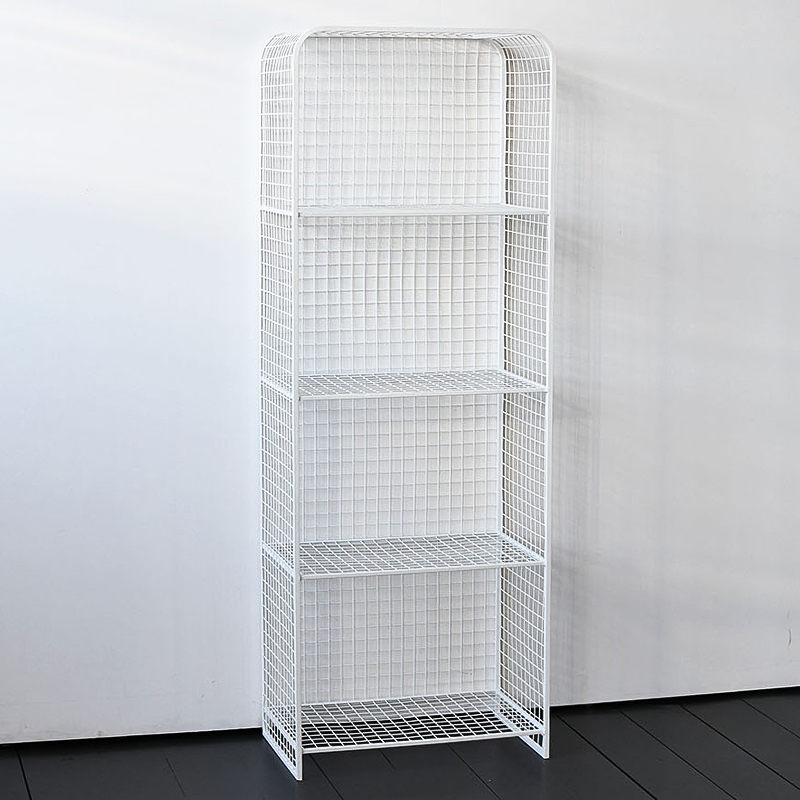 Стеллаж Rufus Industrial Metal Rust Rack Белый Стеллаж Rufus Industrial Metal Rust Rack Белый в Брянске | Loft Concept