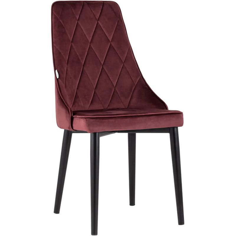 Стул Versailles Chair Цвет Винный Велюр Бургундский красный Черный Стул Versailles Chair Цвет Винный Велюр Бургундский красный Черный в Брянске | Loft Concept