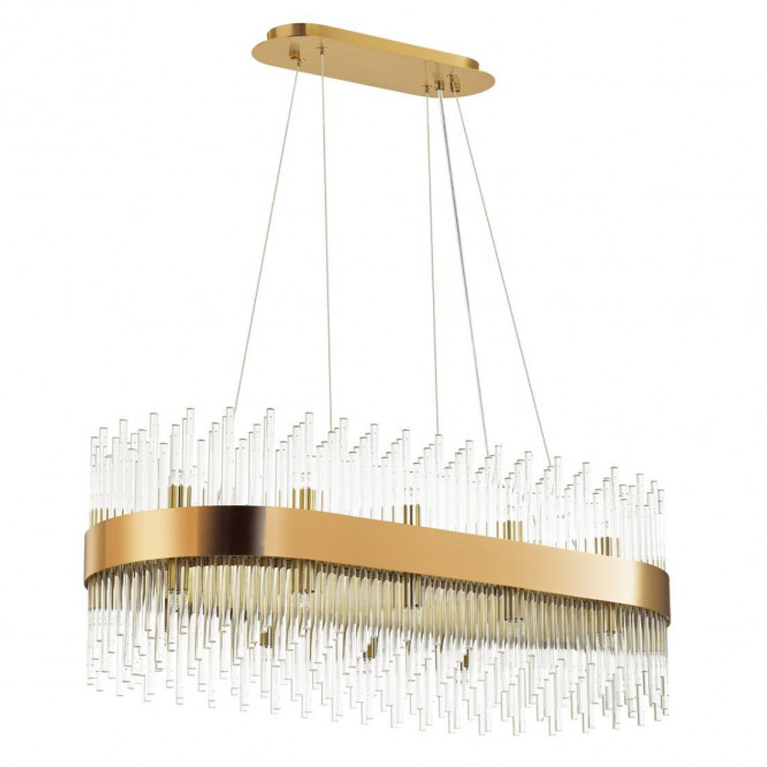 Люстра Nembus Chandelier Gold Oval Бронза Люстра Nembus Chandelier Gold Oval Бронза в Брянске | Loft Concept
