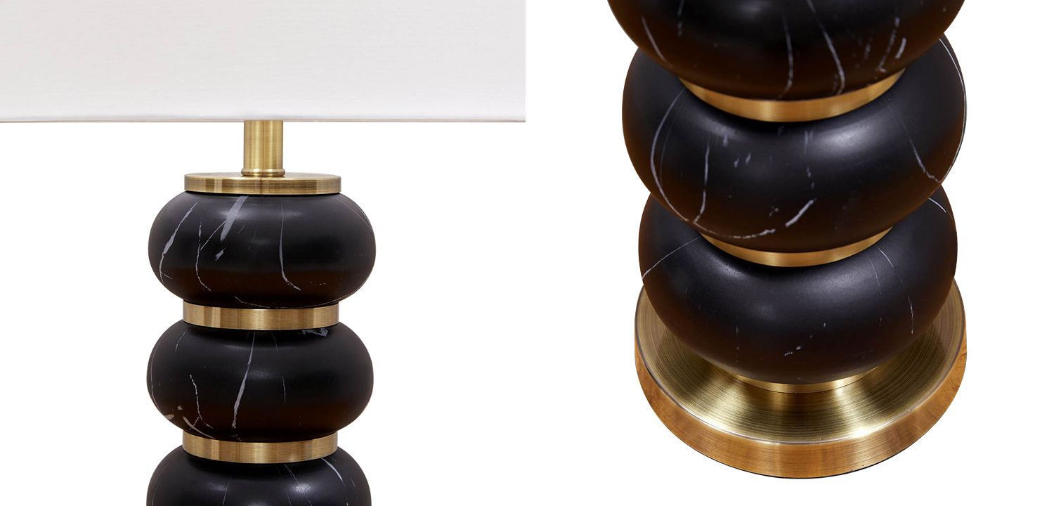 Настольная лампа с абажуром Alan Table Lamp - фото