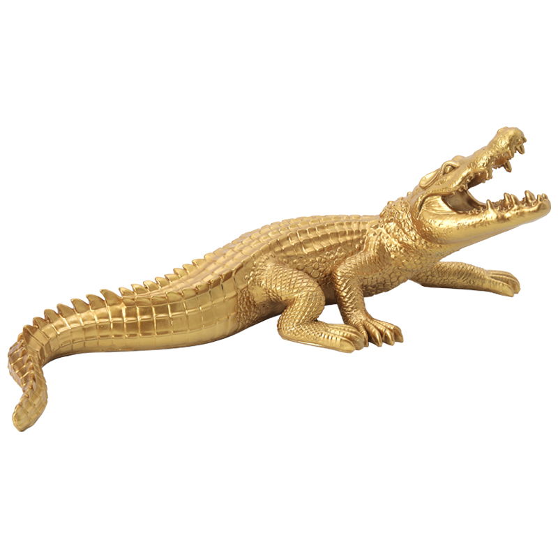 Статуэтка Crocodile Gold Золотой Статуэтка Crocodile Gold Золотой в Брянске | Loft Concept