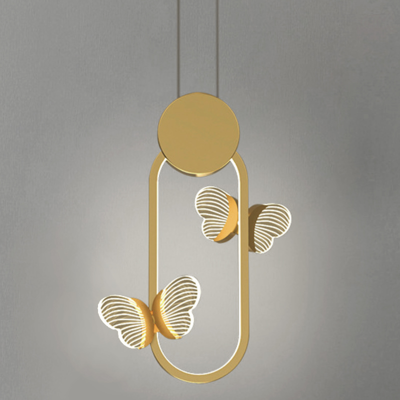 Светильник Butterfly Gold Oval Прозрачный Золотой Светильник Butterfly Gold Oval Прозрачный Золотой в Брянске | Loft Concept