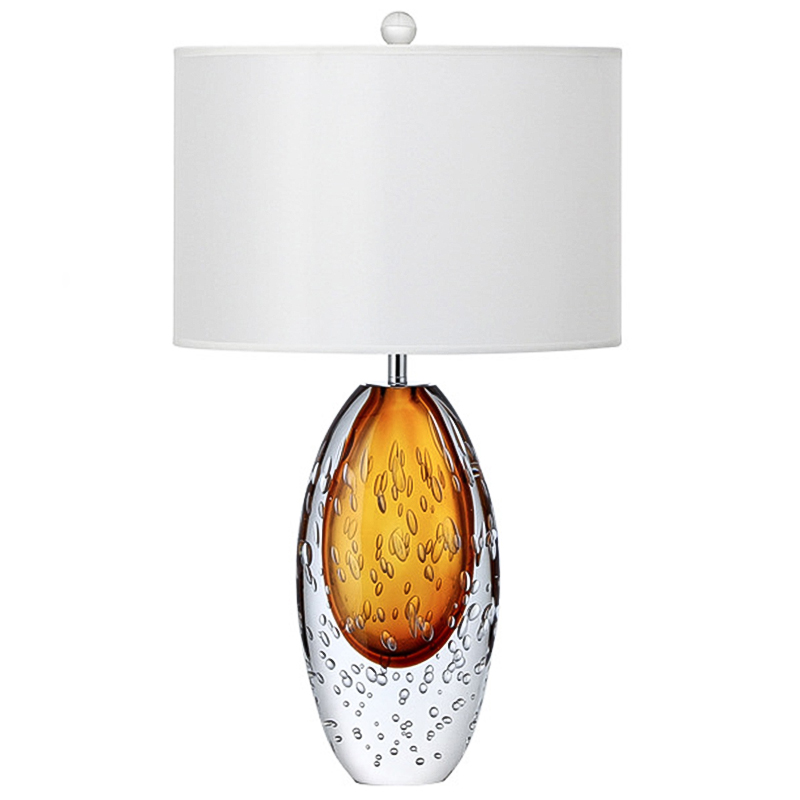 Дизайнерская Лампа настольная Crystal Table Lamp Янтарное стекло Капли Янтарный Прозрачный Белый Дизайнерская Лампа настольная Crystal Table Lamp Янтарное стекло Капли Янтарный Прозрачный Белый в Брянске | Loft Concept