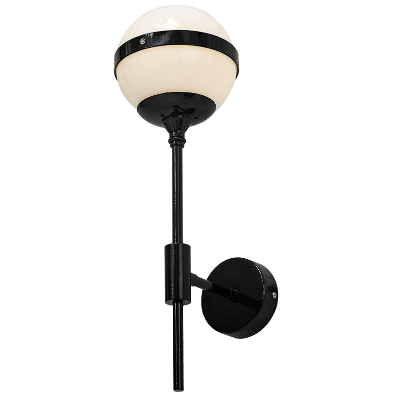 Бра Peggy Futura Black Wall Lamp Белый Черный Бра Peggy Futura Black Wall Lamp Белый Черный в Брянске | Loft Concept