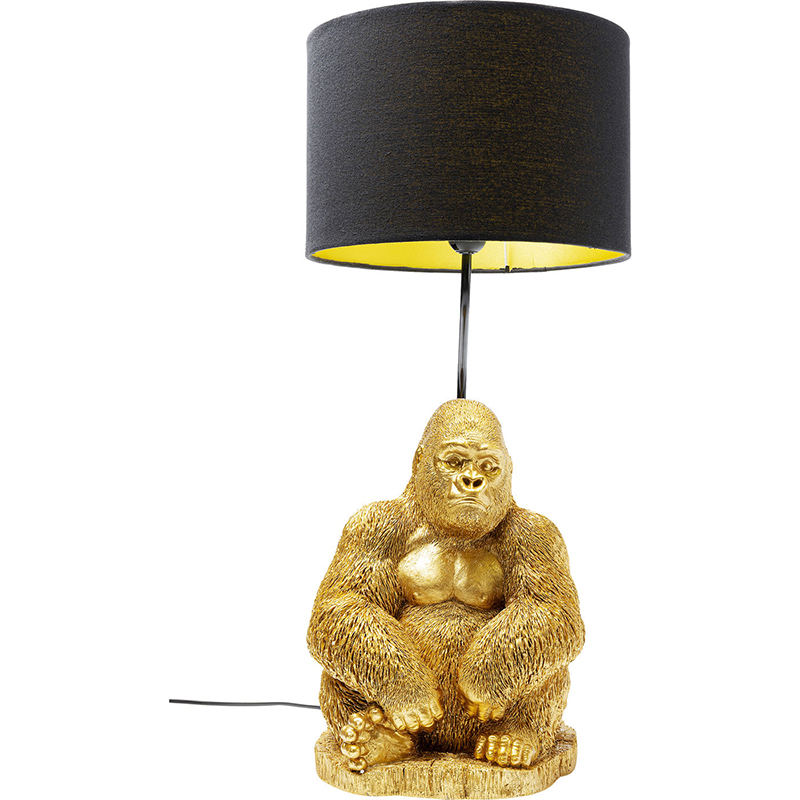Настольная лампа Golden Gorilla Черный Золотой Настольная лампа Golden Gorilla Черный Золотой в Брянске | Loft Concept