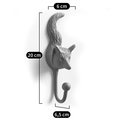 Настенный крючок лиса Fox Wall Hook Green Настенный крючок лиса Fox Wall Hook Green в Брянске