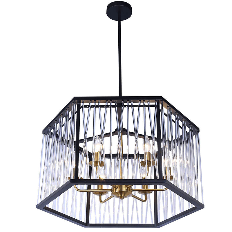 Люстра Lamp Inside The Frame Черный Люстра Lamp Inside The Frame Черный в Брянске | Loft Concept