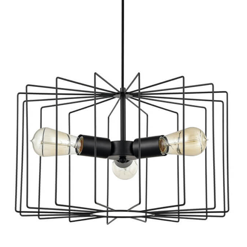 Люстра Cage Wire Color black Черный Люстра Cage Wire Color black Черный в Брянске | Loft Concept