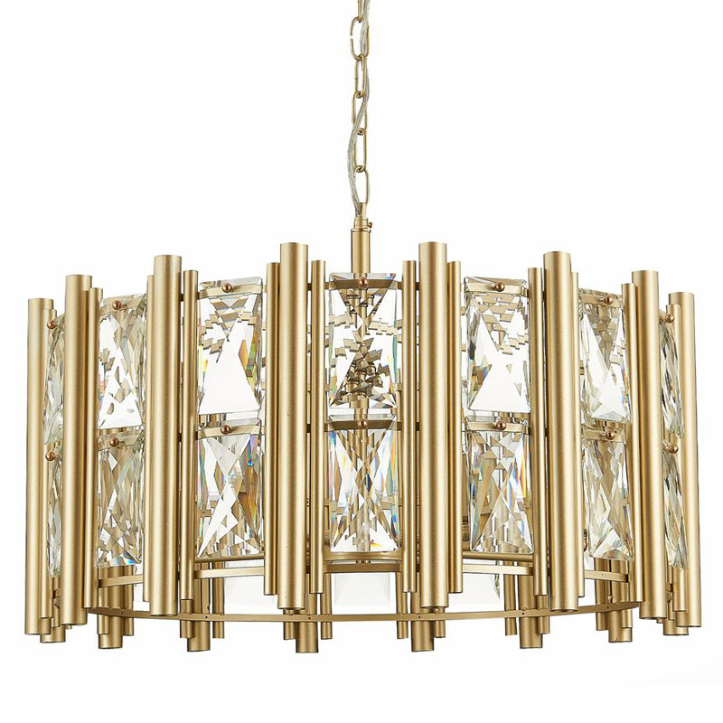 Люстра Rivelen Chandelier D65 Золотой Шампань Прозрачное Стекло в Брянске | Loft Concept 