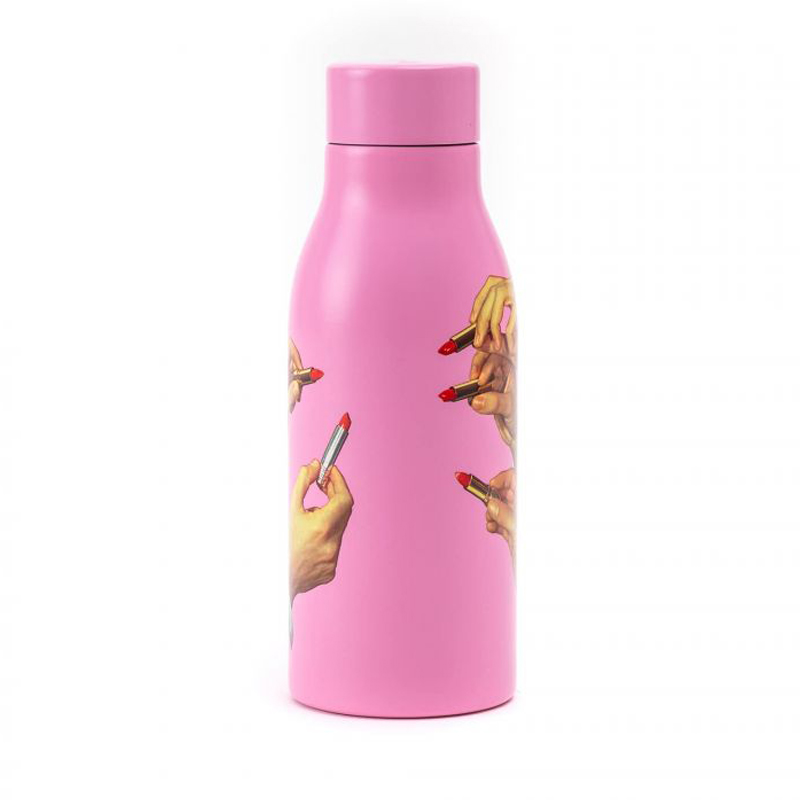 Бутылка Seletti Thermal Bottle Lipstick Pink Розовый Бутылка Seletti Thermal Bottle Lipstick Pink Розовый в Брянске | Loft Concept