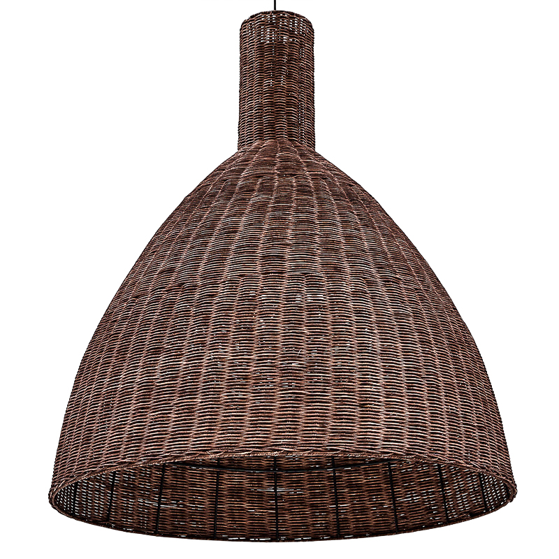 Подвесной светильник Wicker Bell 90 Бежево-серый Подвесной светильник Wicker Bell 90 Бежево-серый в Брянске | Loft Concept