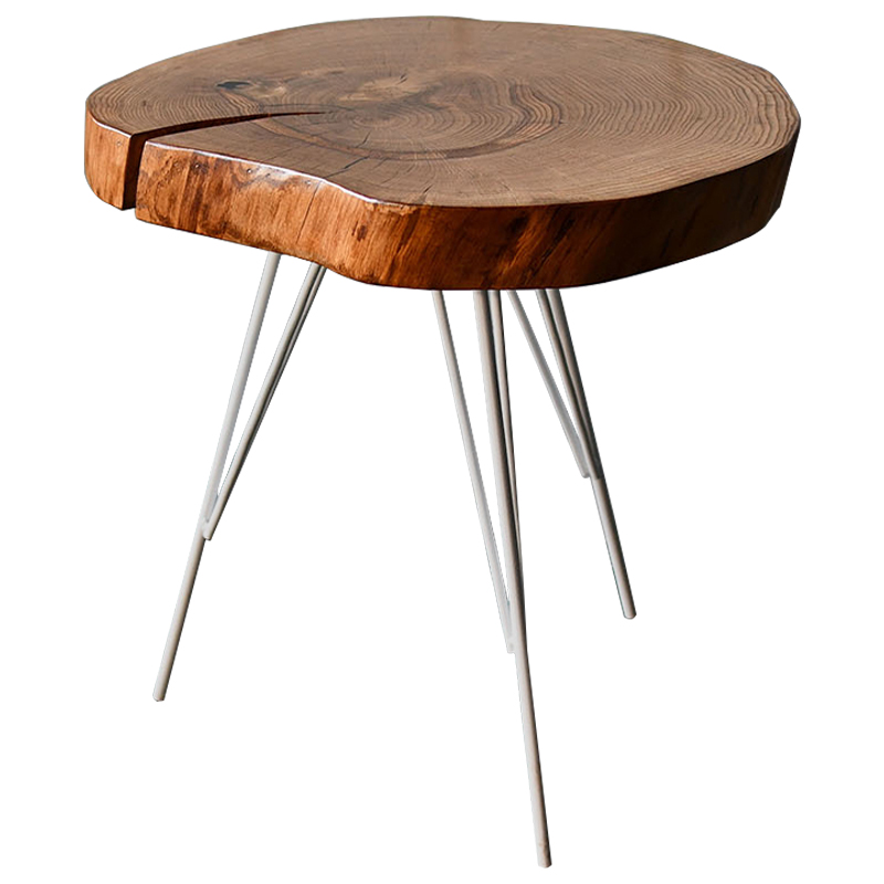 Кофейный стол Edmonds Industrial Metal Rust Coffee Table Белый Коричневый Кофейный стол Edmonds Industrial Metal Rust Coffee Table Белый Коричневый в Брянске | Loft Concept