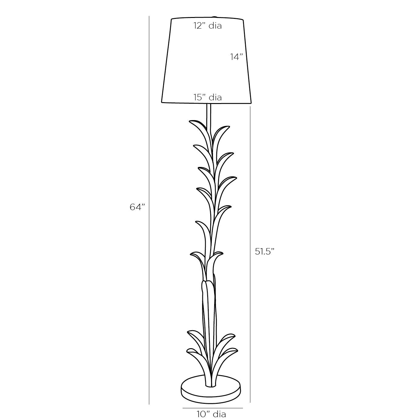 Торшер Arteriors ABBOTT FLOOR LAMP Торшер Arteriors ABBOTT FLOOR LAMP в Брянске