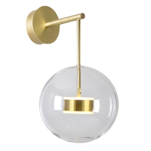 Бра BUBBLE Mono Wall Lamp Латунь Прозрачный (Transparent) Бра BUBBLE Mono Wall Lamp Латунь Прозрачный (Transparent) в Брянске | Loft Concept