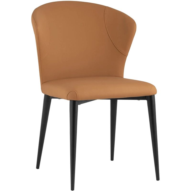Стул Enigma Chair Оранжевая Экокожа Оранжевый Черный Стул Enigma Chair Оранжевая Экокожа Оранжевый Черный в Брянске | Loft Concept