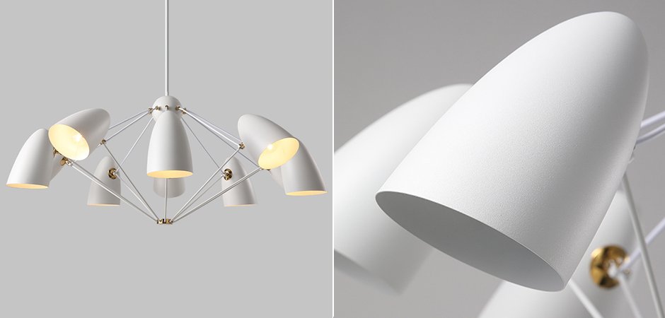 Люстра JLYLITE 10-Light Sputnik Chandelier White Люстра JLYLITE 10-Light Sputnik Chandelier White - Loft-Concept в Брянске