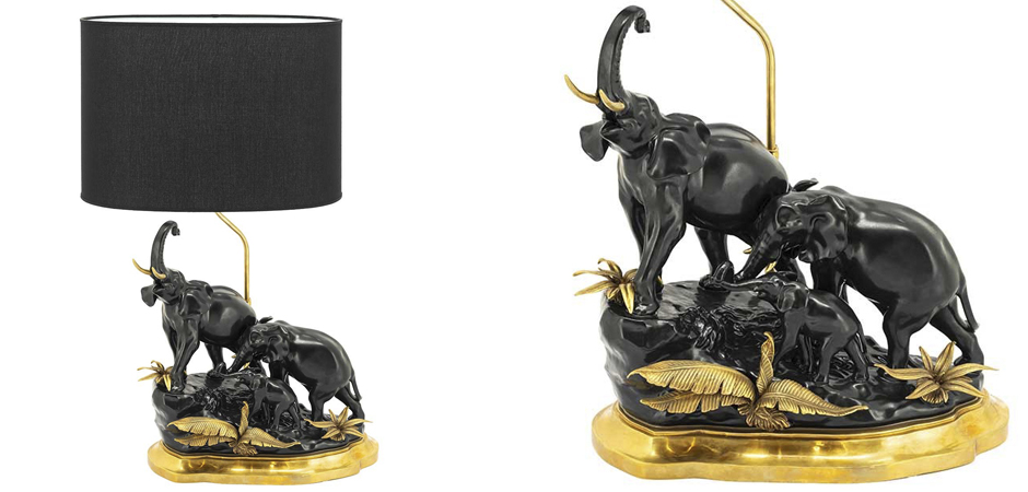 Настольная лампа ABHIKA TABLE LAMP ELEPHANT Настольная лампа ABHIKA TABLE LAMP ELEPHANT - Loft-Concept в Брянске