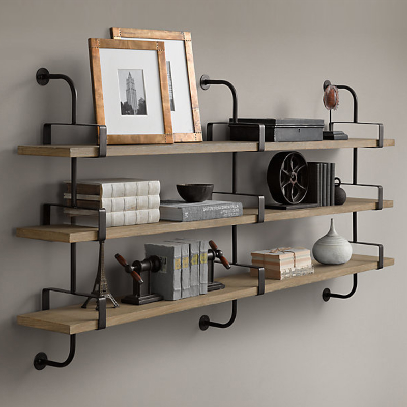Полка из Дуба RH SHELVING & LEDGES 150 см Графит Полка из Дуба RH SHELVING & LEDGES 150 см Графит в Брянске | Loft Concept