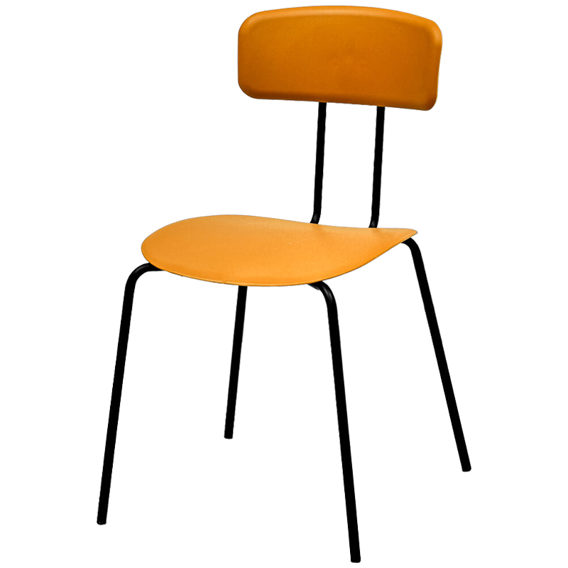 Стул Tyler Loft Stool Orange Оранжевый Черный Стул Tyler Loft Stool Orange Оранжевый Черный в Брянске | Loft Concept