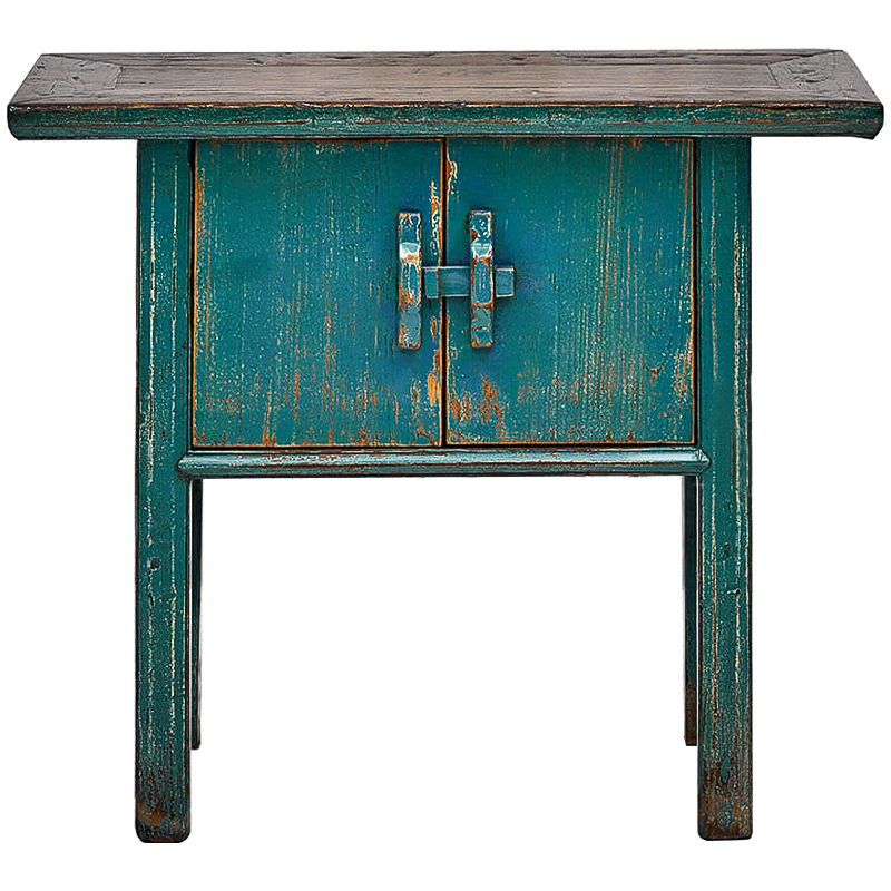 Тумба Unner Chinoiserie Nightstand Бирюзовый Тумба Unner Chinoiserie Nightstand Бирюзовый в Брянске | Loft Concept