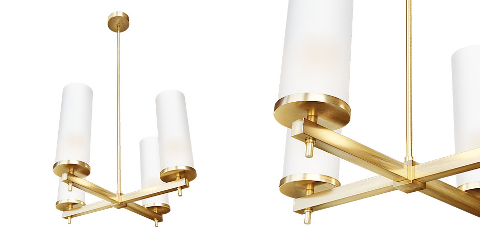 Люстра Дизайнерская Candle Holder 4 лампы Люстра Дизайнерская Candle Holder 4 лампы - Loft-Concept в Брянске
