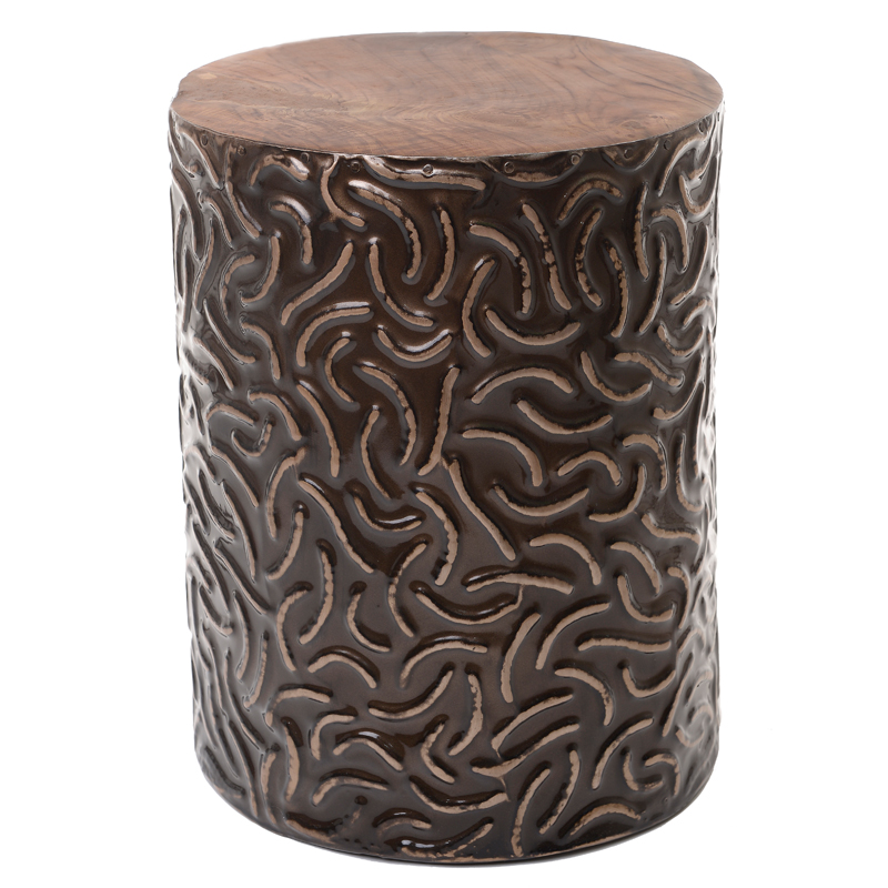 Табурет Emigdi Stool Коричневый Табурет Emigdi Stool Коричневый в Брянске | Loft Concept