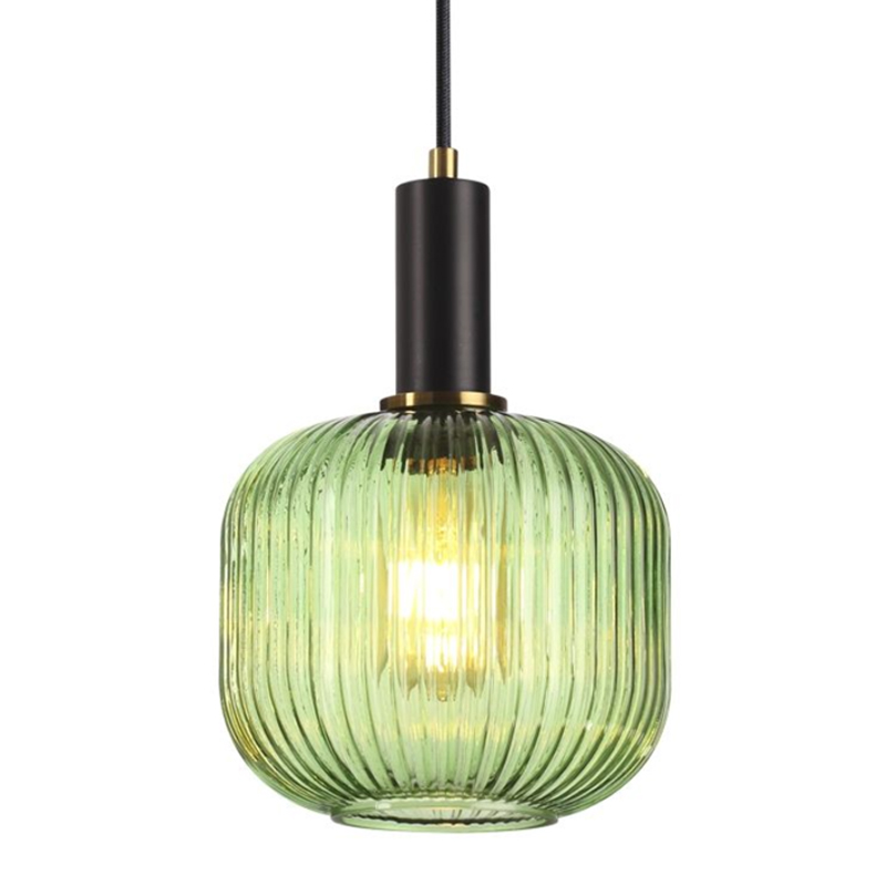 Подвесной светильник Ferm Living chinese lantern Green Прозрачный зеленый Черный Подвесной светильник Ferm Living chinese lantern Green Прозрачный зеленый Черный в Брянске | Loft Concept