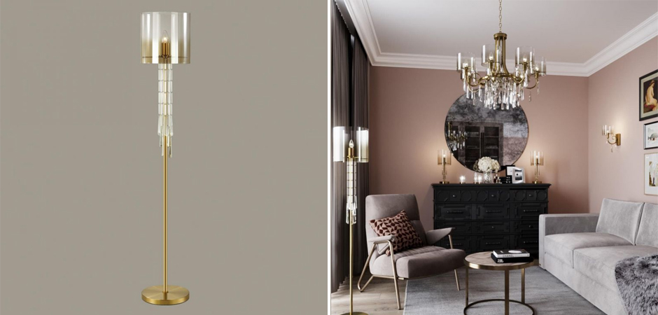 Торшер Glass World Bronze Торшер Glass World Bronze - Loft-Concept в Брянске