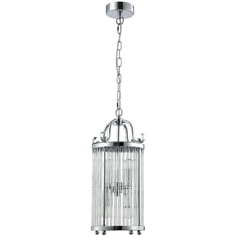 Подвесной светильник Gorden Chrome Hanging Lamp Прозрачное Стекло Хром Подвесной светильник Gorden Chrome Hanging Lamp Прозрачное Стекло Хром в Брянске | Loft Concept