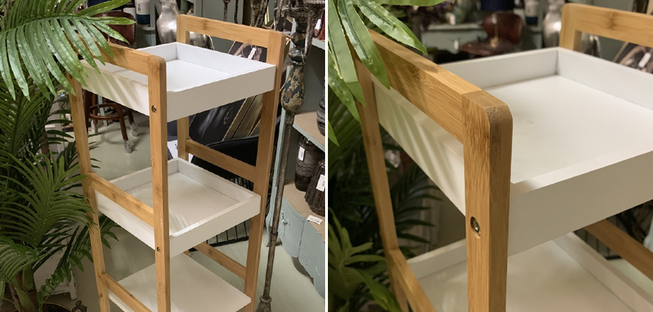 Стеллаж Stockholm White & Beige Slim Стеллаж Stockholm White & Beige Slim - Loft-Concept в Брянске