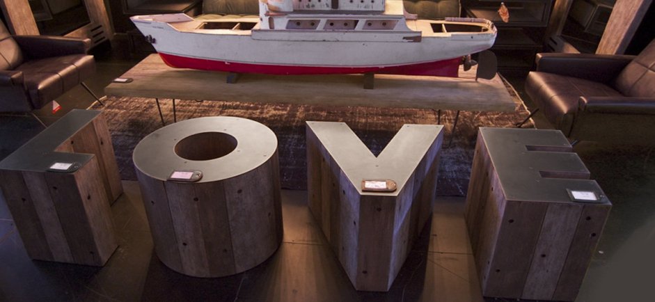 Столик Wooden Alphabet H Side Table - Loft-Concept в Брянске