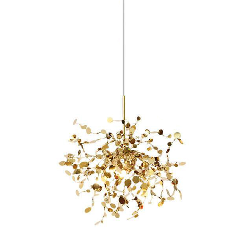 Люстра Terzani Argent Suspension Gold Pendant lamp 50 Золотой Люстра Terzani Argent Suspension Gold Pendant lamp 50 Золотой в Брянске | Loft Concept